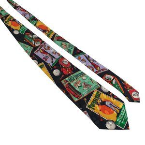 Addiction Men Novelty Golf Advertisement Necktie Accessory Office Work Dad Gift